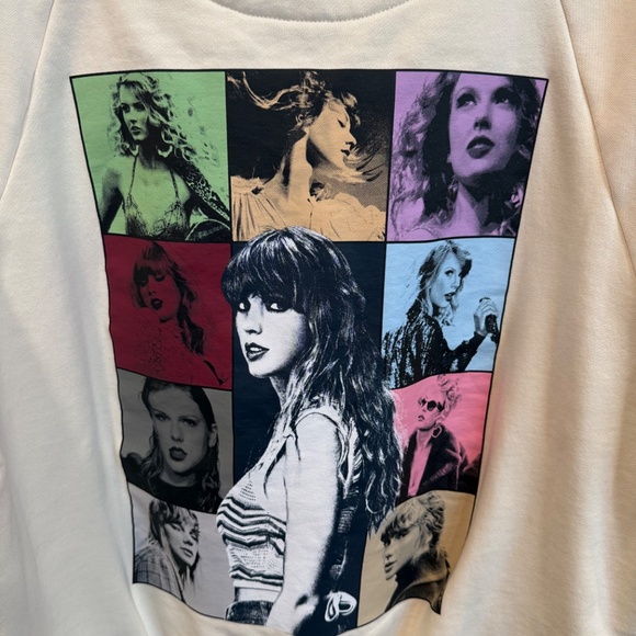 Taylor Swift Eras Tour Sweater - Cream - Size XL - Picture 4 of 7